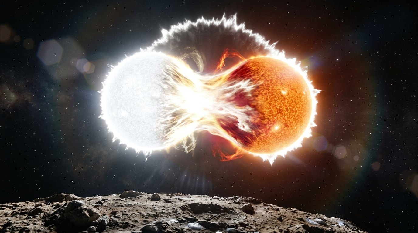 Horizonte de Choque de estrellas, escena (recreación con IA, imagen 2)