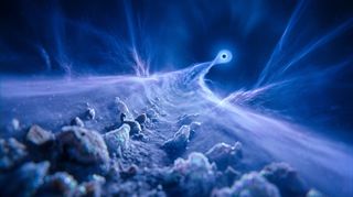 Horizonte de Cygnus X-1, el primero, escena (recreación con IA, imagen 3)