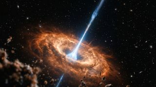 Horizonte de GW170817: la kilonova, escena (recreación con IA, imagen 3)