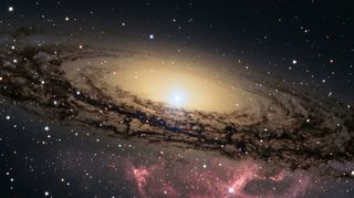 Horizonte de Una estrella despedazada por marea, escena (recreación con IA, imagen 3)
