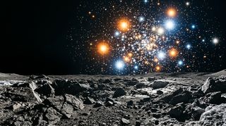 Horizonte de Cúmulos de 10 a 200 estrellas, escena (recreación con IA, imagen 3)