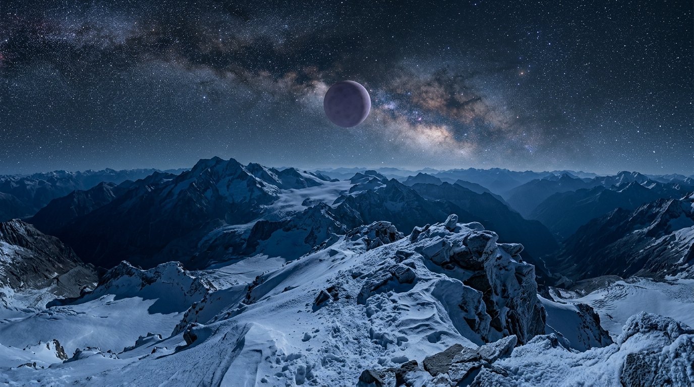 Horizonte de Planeta errante, escena (recreación con IA, imagen 2)