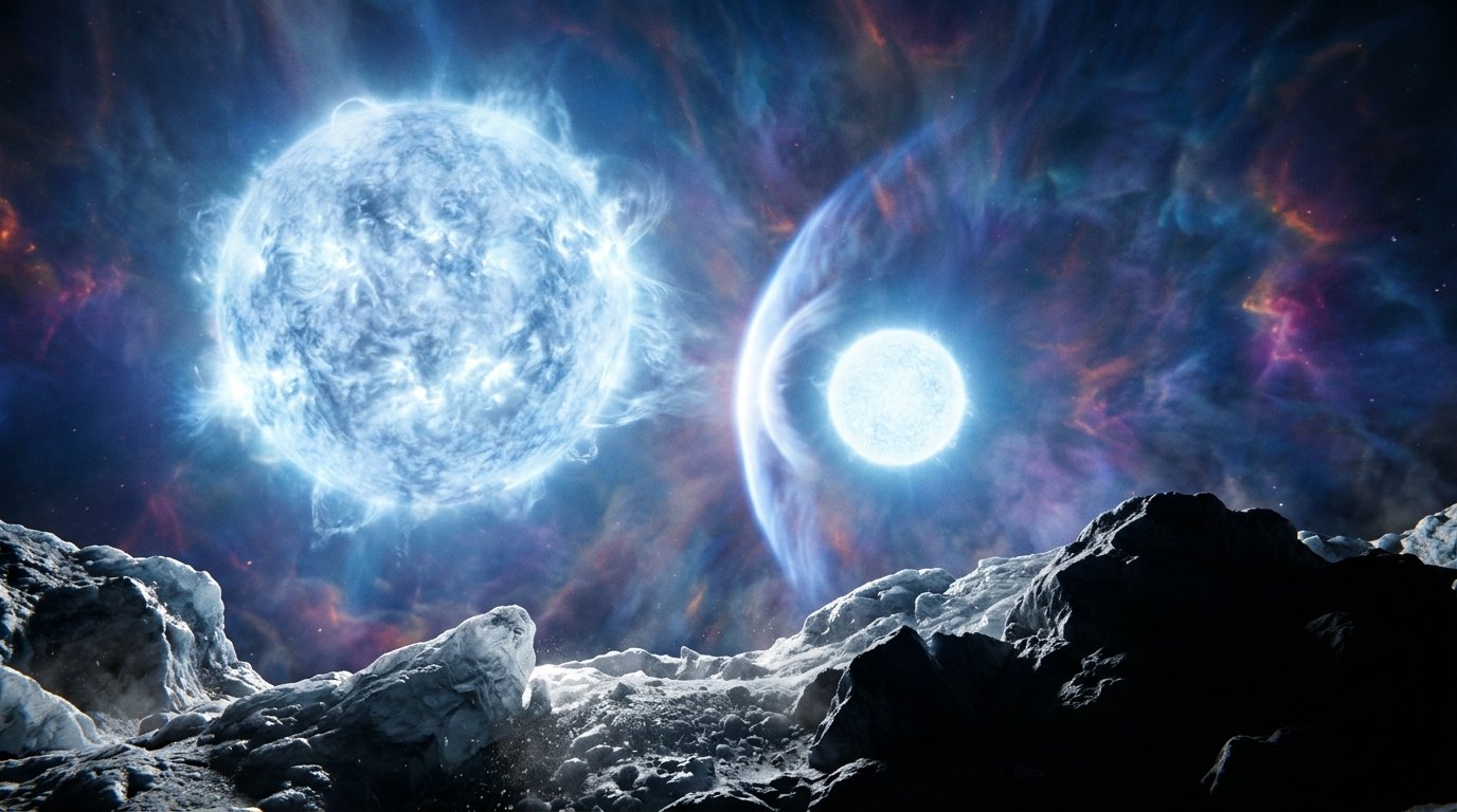 Horizonte de Eta Carinae, a punto de estallar, escena (recreación con IA, imagen 2)