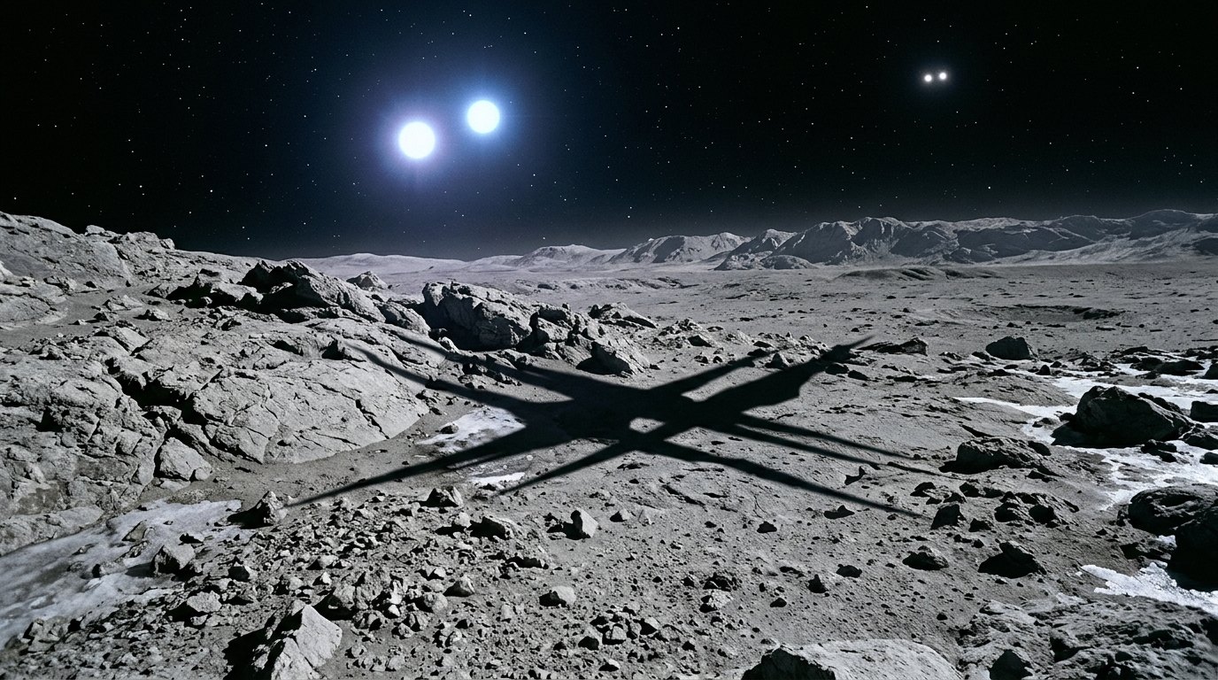 Horizonte de Mizar: dos parejas en una, escena (recreación con IA, imagen 1)
