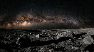 Horizonte de Dónde está el Sol en la galaxia, escena (recreación con IA, imagen 3)