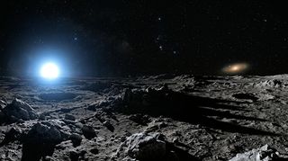 Horizonte de Estrella de hipervelocidad, escena (recreación con IA, imagen 3)