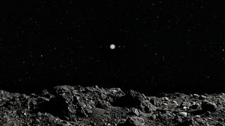 Horizonte de Puntos de Lagrange y troyanos, escena (recreación con IA, imagen 3)