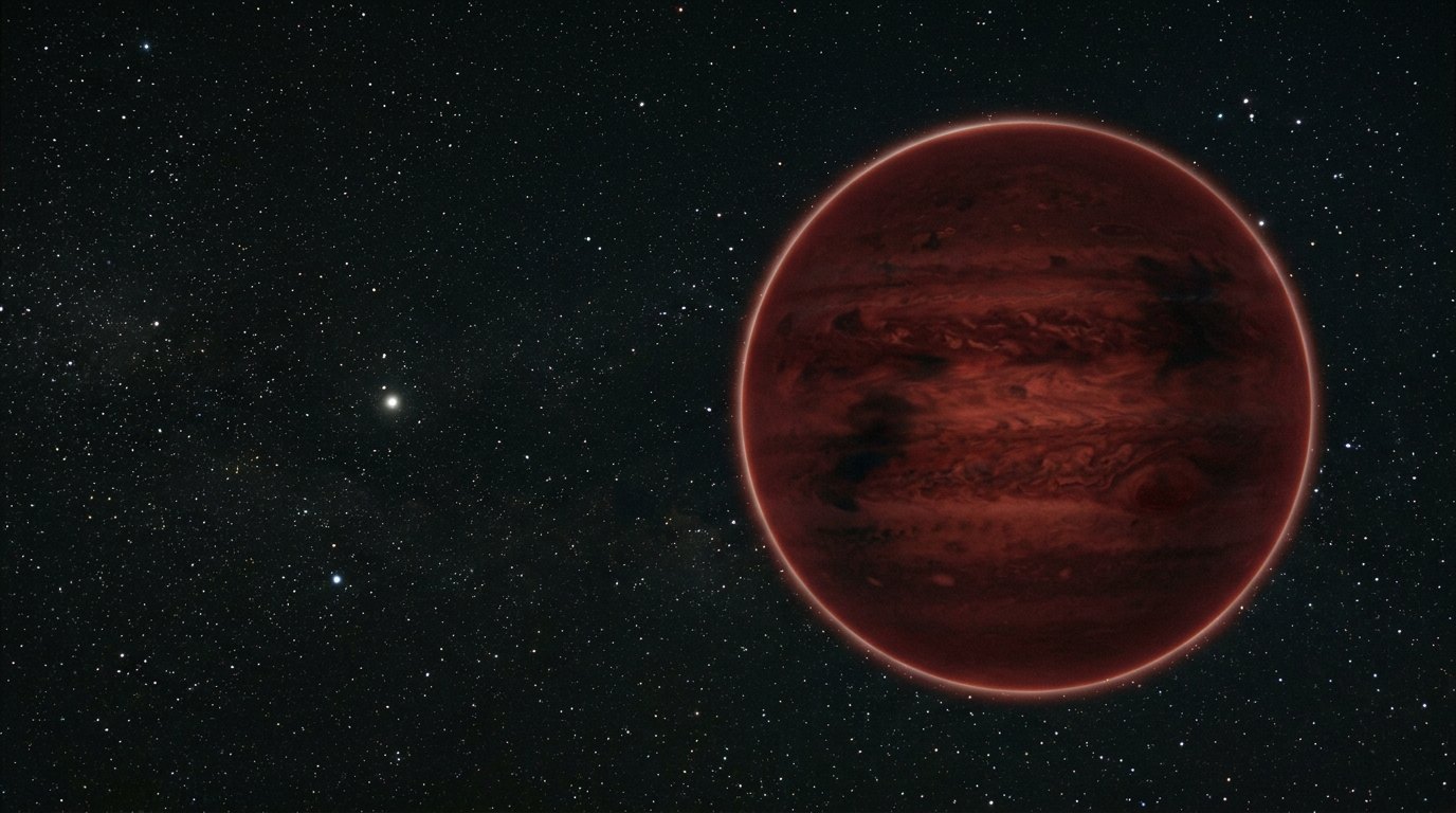 Horizonte de Némesis, la compañera del Sol (hipótesis), escena (recreación con IA, imagen 2)
