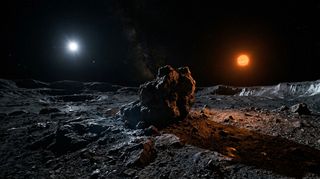 Horizonte de La nube de Oort interior, escena (recreación con IA, imagen 3)