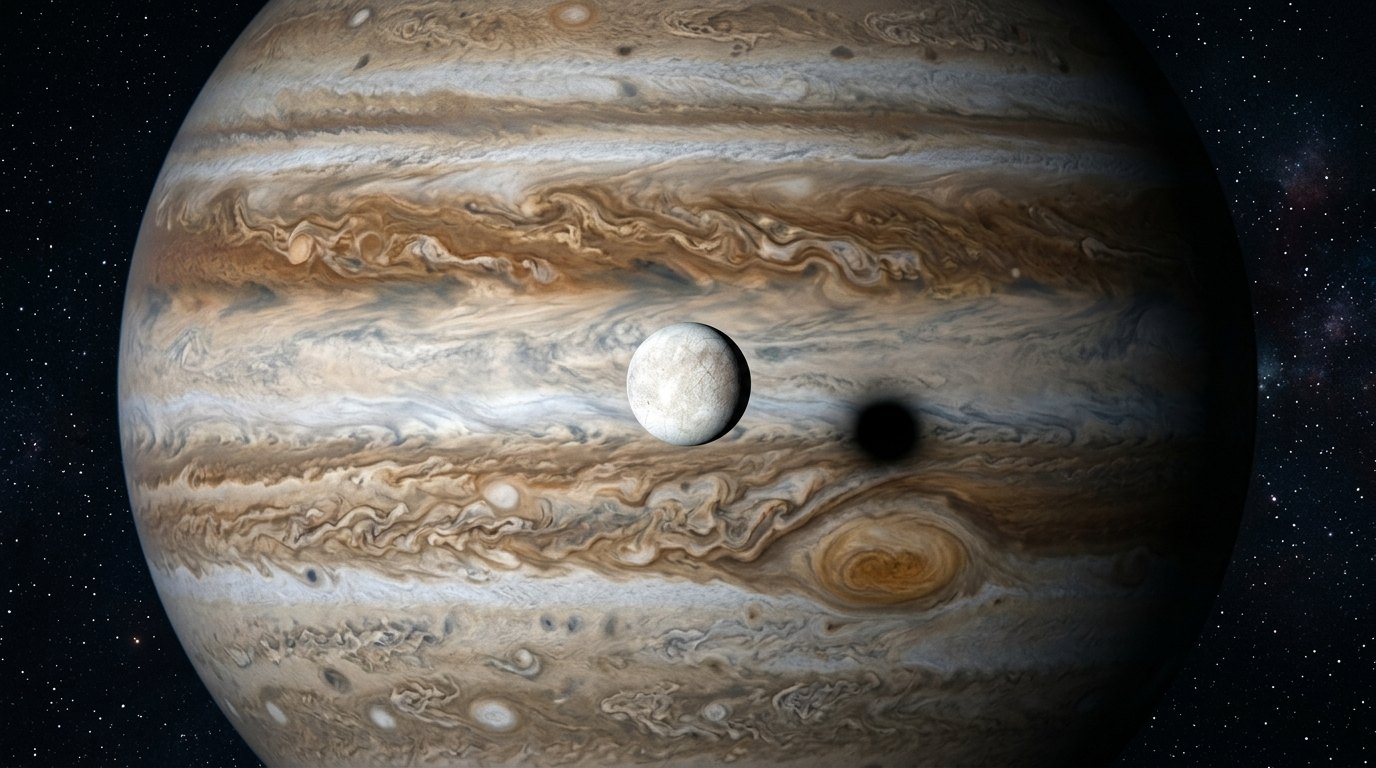 Horizonte de Satélite a 1,2 veces el límite de Roche, escena (recreación con IA, imagen 2)