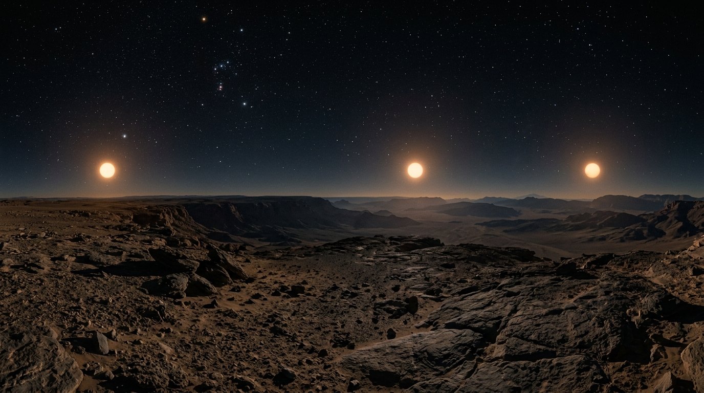 Horizonte de Rosetas de 3 a 9 estrellas, escena (recreación con IA, imagen 2)