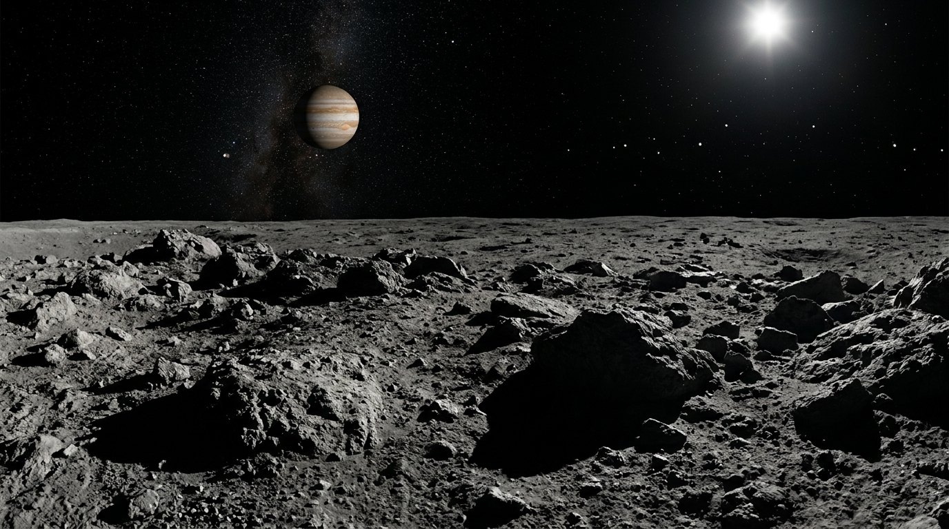 Horizonte de Si desapareciera Júpiter, escena (recreación con IA, imagen 1)