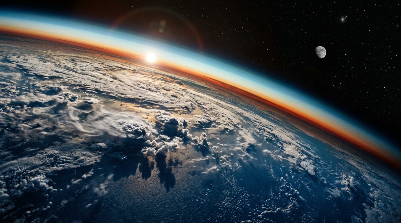 Horizonte de Sol + Tierra, escena (recreación con IA, imagen 2)