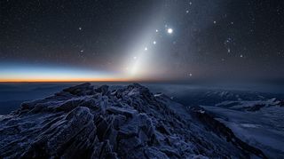 Horizonte de Si Ceres hubiera llegado a planeta, escena (recreación con IA, imagen 3)