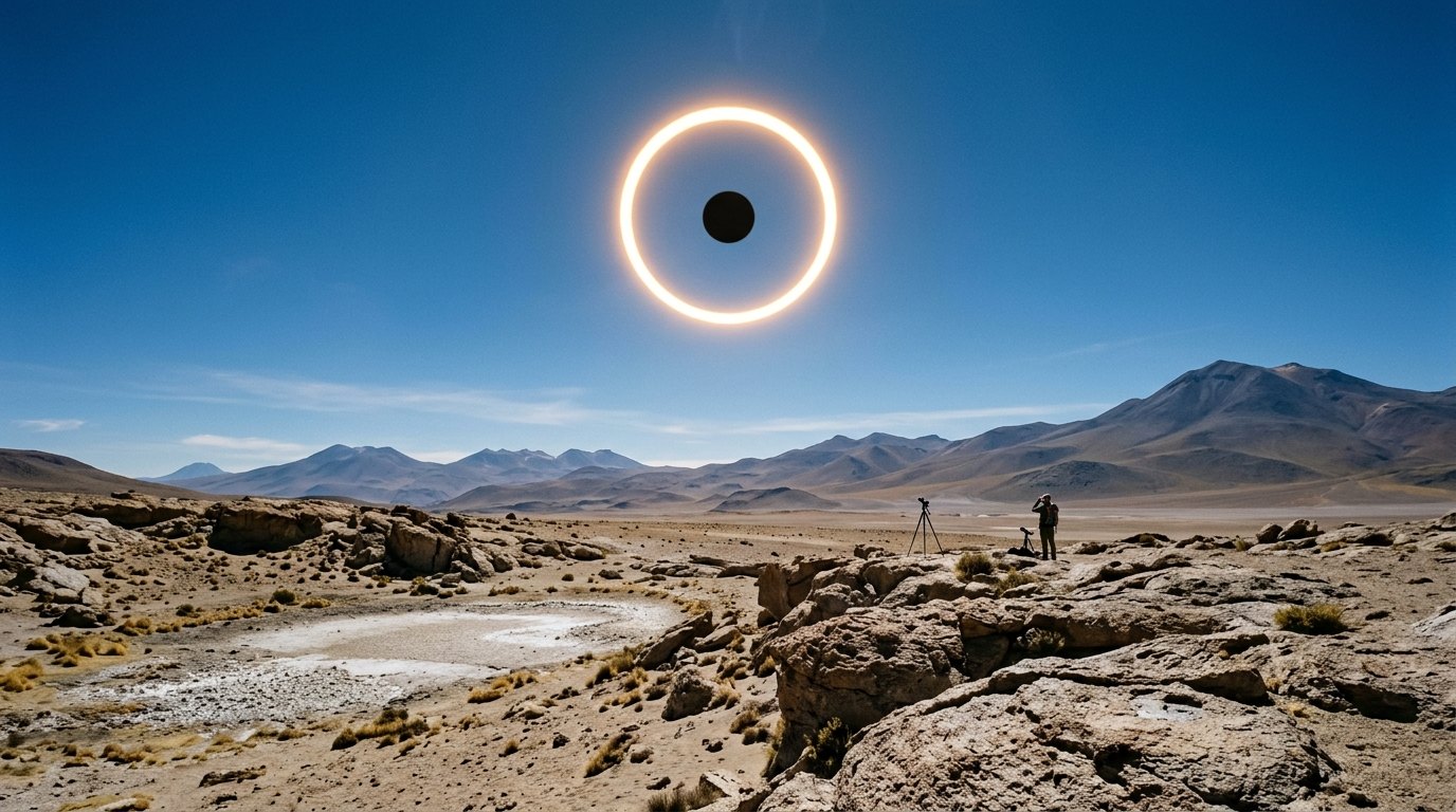 Horizonte de La Luna al doble de distancia, escena (recreación con IA, imagen 1)