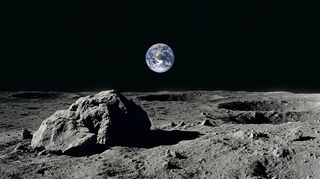 Horizonte de La Luna al doble de distancia, escena (recreación con IA, imagen 3)