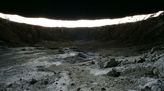 Horizonte de Si Mercurio estuviera en la zona habitable, escena (recreación con IA, imagen 3)