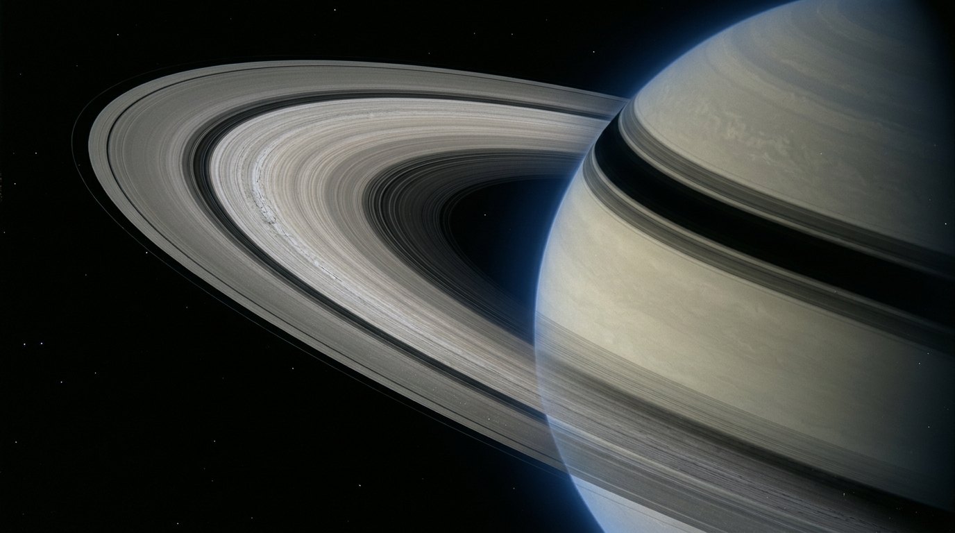Horizonte de ¿Y si movemos Saturno?, escena (recreación con IA, imagen 1)