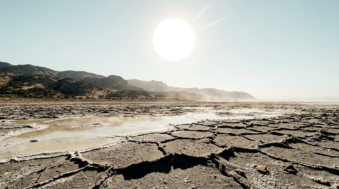 Horizonte de Si la órbita terrestre fuera muy excéntrica, escena (recreación con IA, imagen 1)