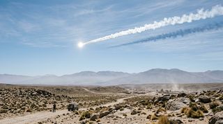 Horizonte de Si la Tierra girara al revés, escena (recreación con IA, imagen 3)