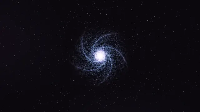 Primera versión del agujero blanco, solo azul