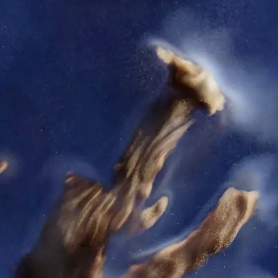 Render del simulador: Nebulosa del Águila · Pilares de la Creación
